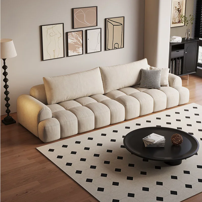 Скандинавски диван за хол Ъглов Дизайнерски диван-легло Модерен разтегателен диван за хол Дървени мека Мебел за дома Divani Soggiorno . ' - ' . 0