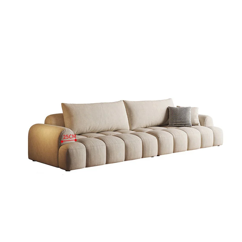 Скандинавски диван за хол Ъглов Дизайнерски диван-легло Модерен разтегателен диван за хол Дървени мека Мебел за дома Divani Soggiorno . ' - ' . 5