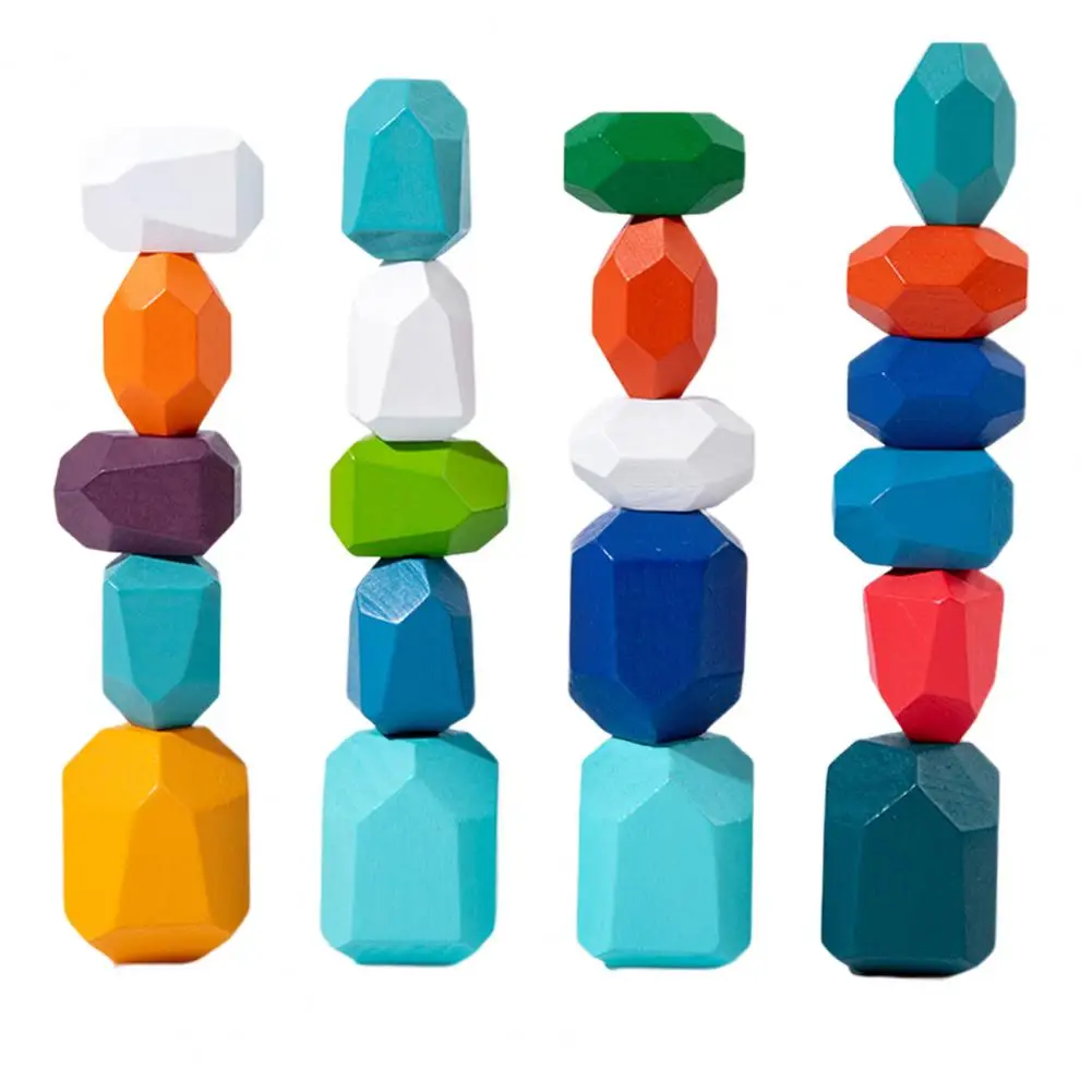 Сглобяеми играчки Монтесори Многофункционални Дървени Сглобяеми играчки за деца, Които Търпение и Логически умения с помощта на 21 Мастило камък . ' - ' . 1