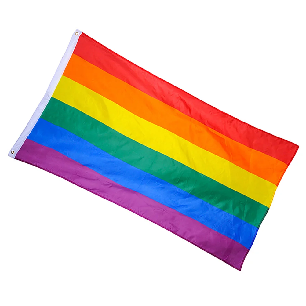 флаг pride banner от полиестер с две метални втулками (60 * 90 см) . ' - ' . 3