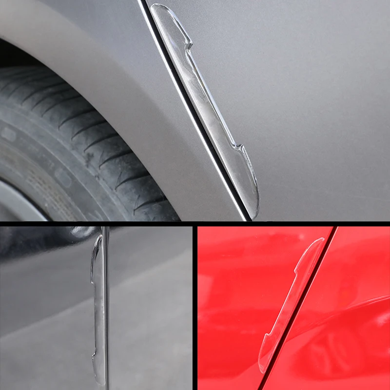 Прозрачни стикери за защита на вратите на автомобила От сблъсъци За Vw Passat B5 Ford Focus Mk3 Mercedes W177 Kia Soul . ' - ' . 3