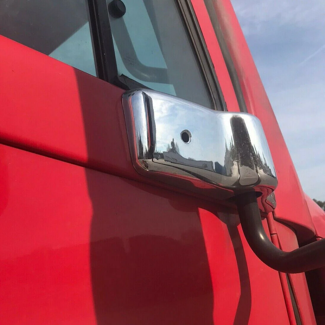 1 Чифт Скоби за огледала на вратите на автомобила, Лявата от Дясната рамка на огледалото за обратно виждане, за да Freightliner Century Columbia . ' - ' . 2