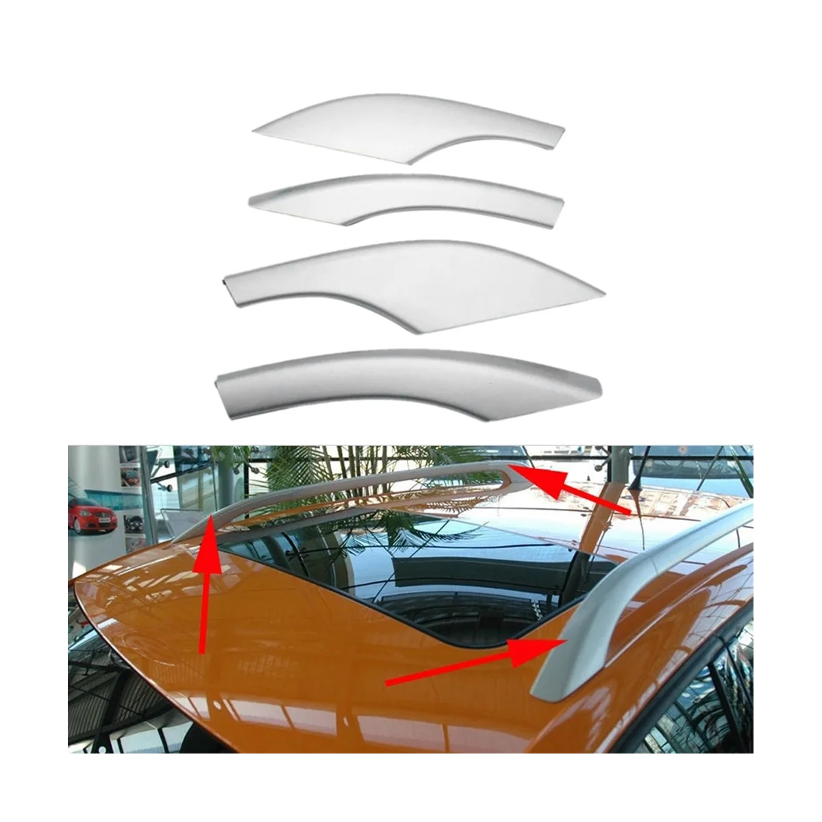 Защитно покритие на Багажника на Покрива на Автомобила за VW CROSS POLO 2007-2011 г. Предна Лява . ' - ' . 3