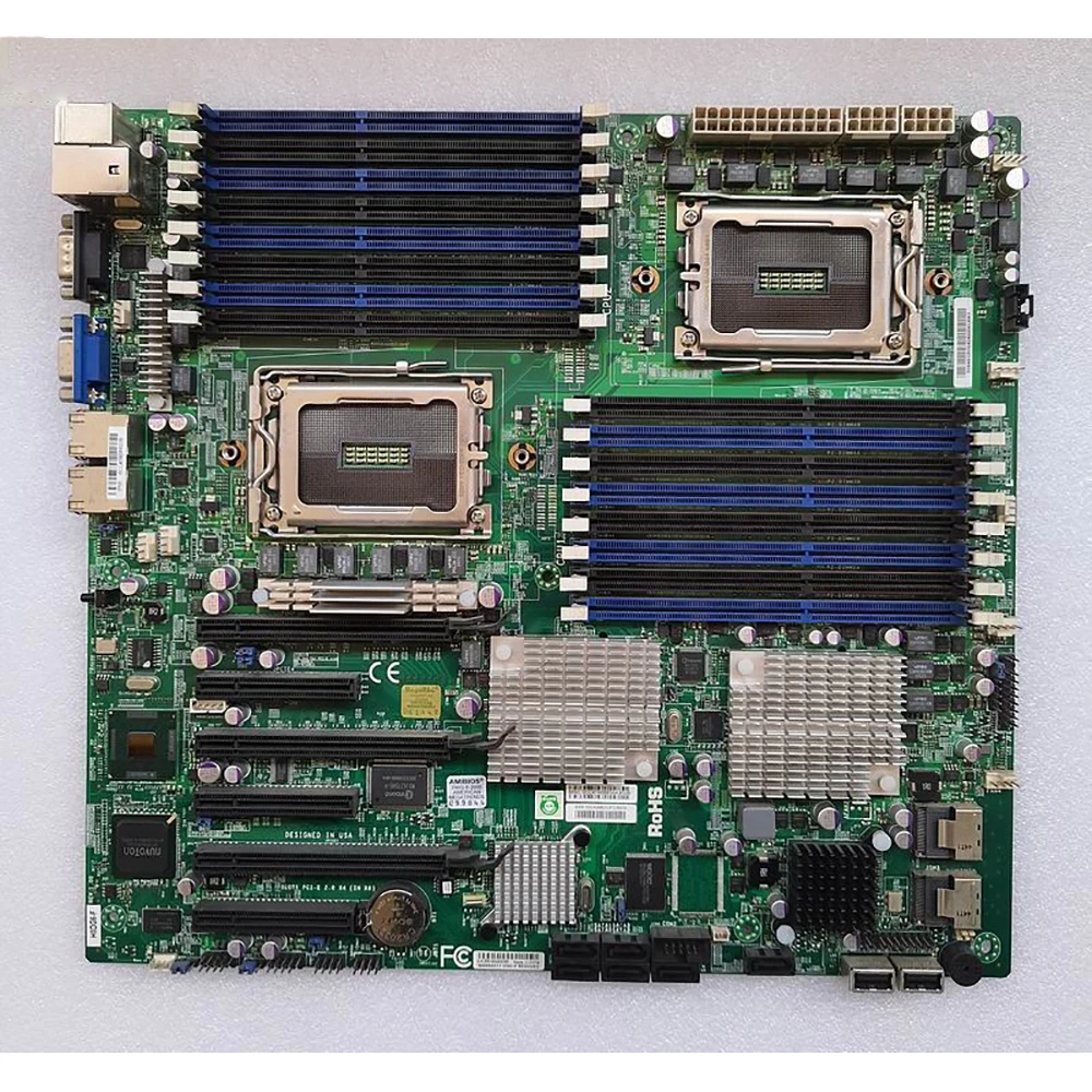 За сървърна дънна платка Supermicro с две процесори AMD Opteron 6000 серията DDR3 LSI 2008 SAS 8-Портов контролер SAS 6 gbps H8DG6-F . ' - ' . 0