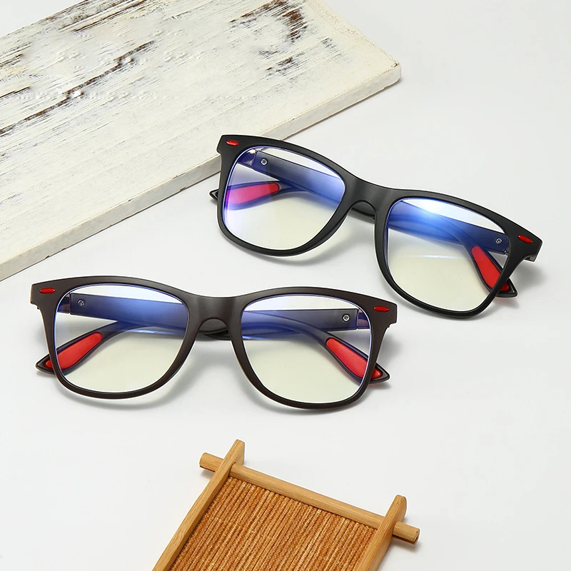 Нова марка, Дизайнерски очила с защита от синя светлина За Мъже И жени, Компютърни игри Очила, блокиране на радиация, Квадратни Очила . ' - ' . 0