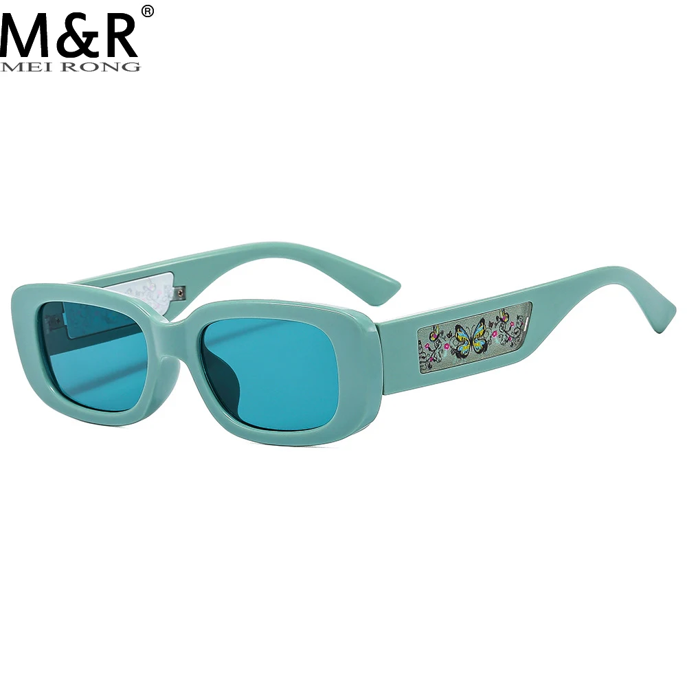2023 Нови Дамски Квадратни слънчеви очила Simplicity С широки рамки в стил мозайка в рамките на Ретро Мода декоративни очила . ' - ' . 2
