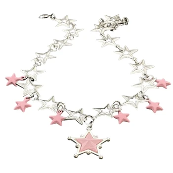 Висулка във формата на звезда, веригата на Ключицата, огърлица, яка, Летни декорации, подарък за момичета E0BE