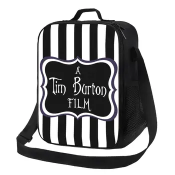 Изработена по поръчка чанта за обяд от филма на Тим Бъртън, Дамски Топли обяд-апарати с изолация-интеркулер за студентска училище