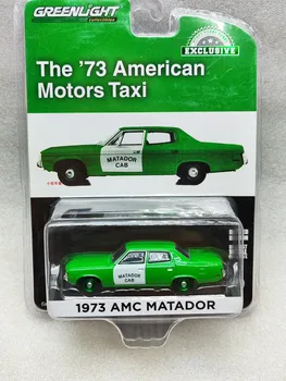 Nicce 1:64 1973 AMC Toreador - Колекция от модели на автомобили от един тореадор Taxi 'Fare Master' Green Edition