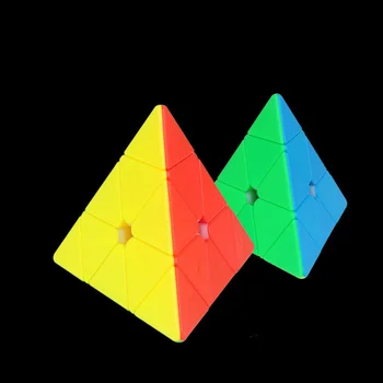 Ю Xin Малка Фея Пирамидка Magic Нео Cube Three Steps Triangle 3 Поръчате Детски Образователни играчки За Деца Cubo Magico
