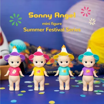 Серия Аниме-фигури на Сони Angel Summer Festival Kawaii Morning Glory Flower, мини-модел, играчка, Коллекционный Украшение, Кукла, подарък за деца