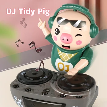 30 Песни на DJ Music Прасчо Играе на диска, Прасе танцува, Pig прилив на Прасе Дропшиппинг, Директна доставка