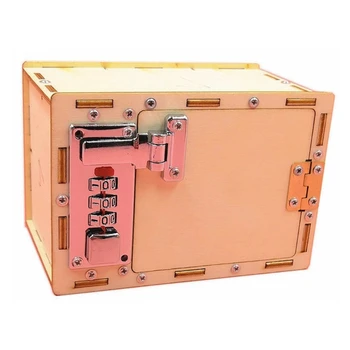 Комплекти модели Сейфове САМ Safety Box Strongbox Cryptex Механични Играчки-Закачки за Мозъка Комплекти За Вземане на Модели Сейфове САМ Mechanical Toy Strongbox