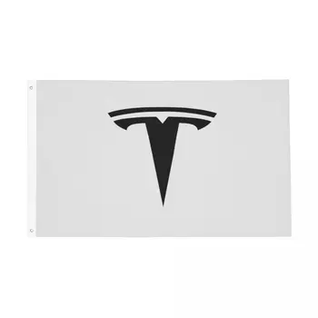 Авто Флаг Tesla Motors, Банер за помещения и на улицата, Всепогодное украса, трайни знамена 60x90 90x150 см