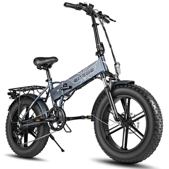 20-инчов Дебела Гума 750 W Висока Мощност Сгъваем Електрически Велосипед Малък Лек Сняг Плажа, За Разходки С една Литиева Батерия E Bike