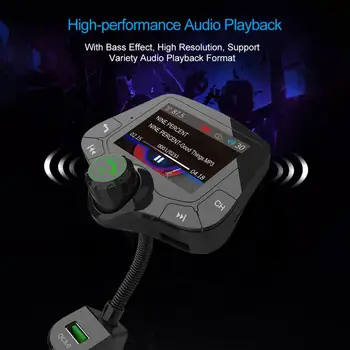 Авто музикален плеър, полезен лек високоговорител за автомобилен MP3 адаптер, автомобилния BT-плейър