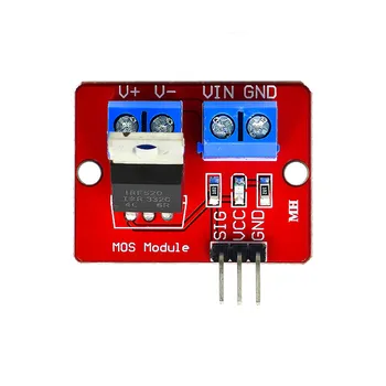0-24 В Горната бутон Mosfet IRF520 MOS водача Модул За Arduino MCU ARM Raspberry pi
