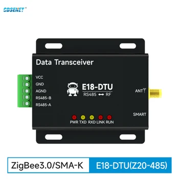 CDSENT CC2530 Zigbee 3.0 Безжична станция за предаване на данни 20dBm RS485 E18-DTU (Z20-485) DC8 ~ 28V Радиостанцията данни Zigbee
