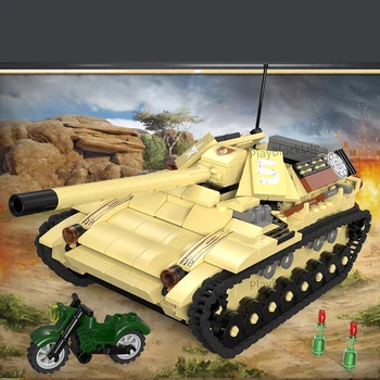 Военен модел на Втората световна война, Втората световна война, Среден на основния боен танк, Мини Боен Джет, Строителни блокове, Тухли, играчки, подаръци