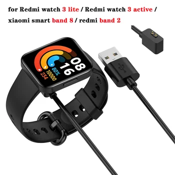 1 M USB Кабел за бързо зареждане на данни на захранващия Кабел на Зарядно Устройство За Redmi watch 3 lite/3 active/band2 55 см Кабел за предаване на данни Xiaomi smart band 8