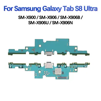 USB Конектор за зареждане на Портове и Конектори Такса резервни Части За Samsung Galaxy Tab S8 Ultra X900/X906/X906B/X906U/X906N Гъвкав кабел Дубликат част