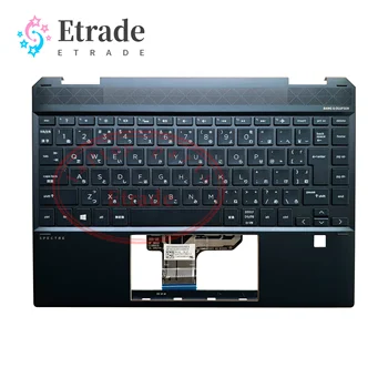 Нова Оригинална Горния капак, Стойка на ръце на лаптоп с клавиатура с подсветка L37683-291 За HP Spectre X360 Серия 13-AP TPN-Q212