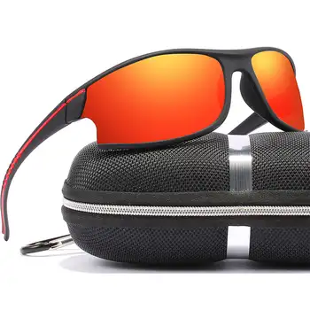 Мъжки Поляризирани Слънчеви очила Прахозащитен Очила нюанса Боя За каране на мотоциклет, Бягане, риболов, Спортни слънчеви очила с UV400
