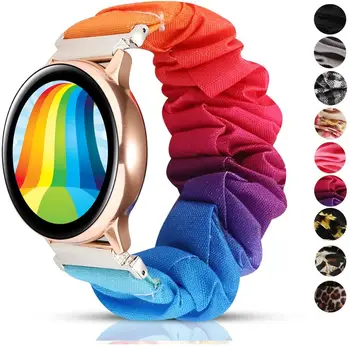 20 мм и 22 мм Найлонов Еластичен Ремък с Линия За Samsung Galaxy Watch 5/4/3 Active 2/Huawei Watch 3/GT Гривна-каишка За Amazfit Watch Bip
