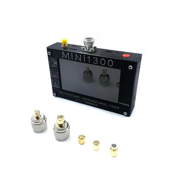 MINI1300 Плюс 5V/1.5 A HF VHF UHF Антена анализатор 0,1-1300 Mhz Брояч на честотата на КСВ Метър 0,1-1999 с LCD екран