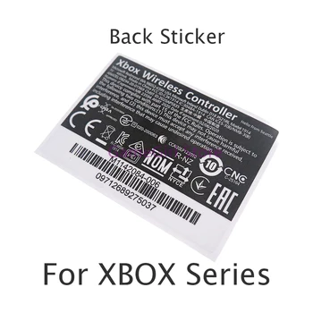10 бр. за Подмяна на безжичен контролер XBOX серия X S Черен Сив корпус Задната стикер със стикери