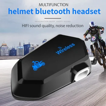 Мотоциклет шлем Bluetooth Слушалки 5.0 Домофон Безжични слушалки Стерео Водоустойчива с шумопотискане Слушалки, M01