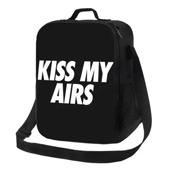 Kiss My Airs, изолирани чанти за обяд за жени, Разменени термоохладитель, Кутия за обяд, за деца, ученици