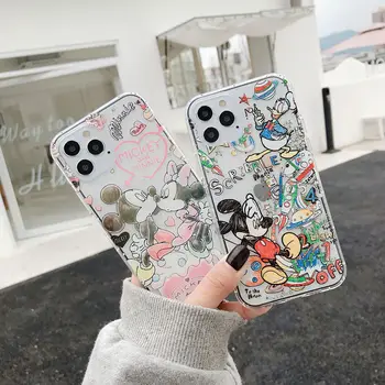 Калъф за телефон Aoger Sanrio Cinnamoroll kuromi Hello Kitty за iPhone Apple 14 12 13 11 Pro Max Mini Funda Течен Прозрачен Калъф